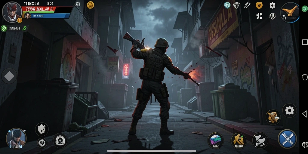 Gameplay menyeramkan di 11BOLA dengan suasana gelap