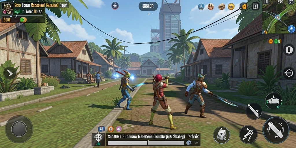 Tampilan gameplay 888IDR yang menarik dan dinamis.