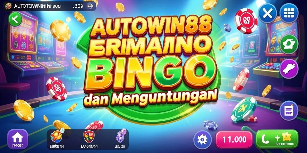 Screenshot menampilkan gameplay seru Bingo di AUTOWIN88.