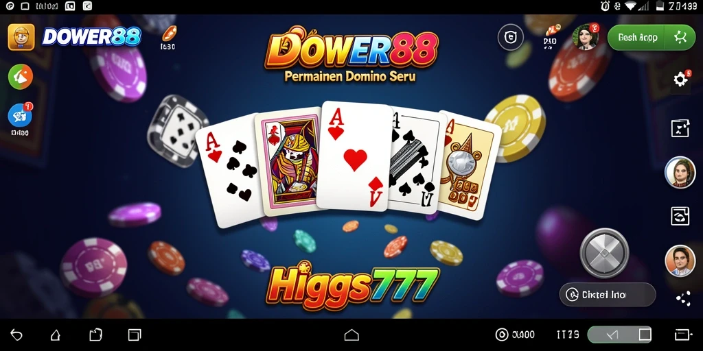 Tampilan gameplay DOWER88 dengan momen seru permainan Domino.