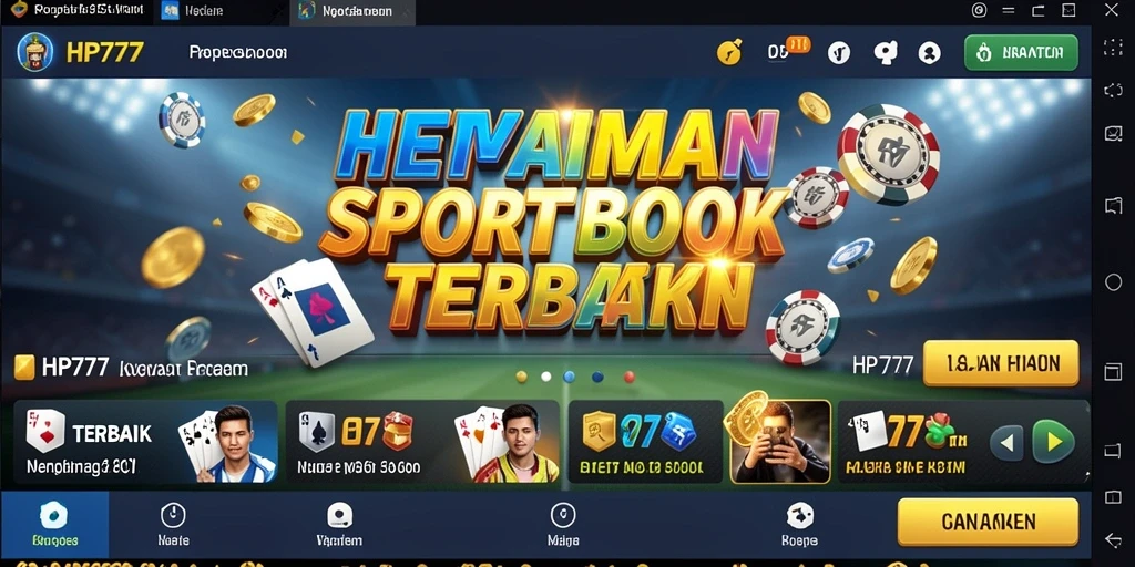 Tampilan gameplay menarik dari aplikasi HP777 yang fokus pada taruhan olahraga.