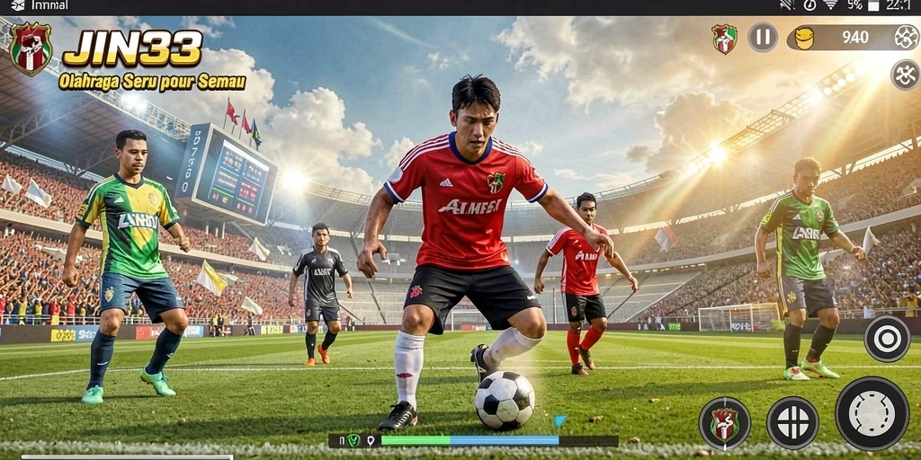 Tampilan gameplay seru dari JIN33 yang mengagumkan.