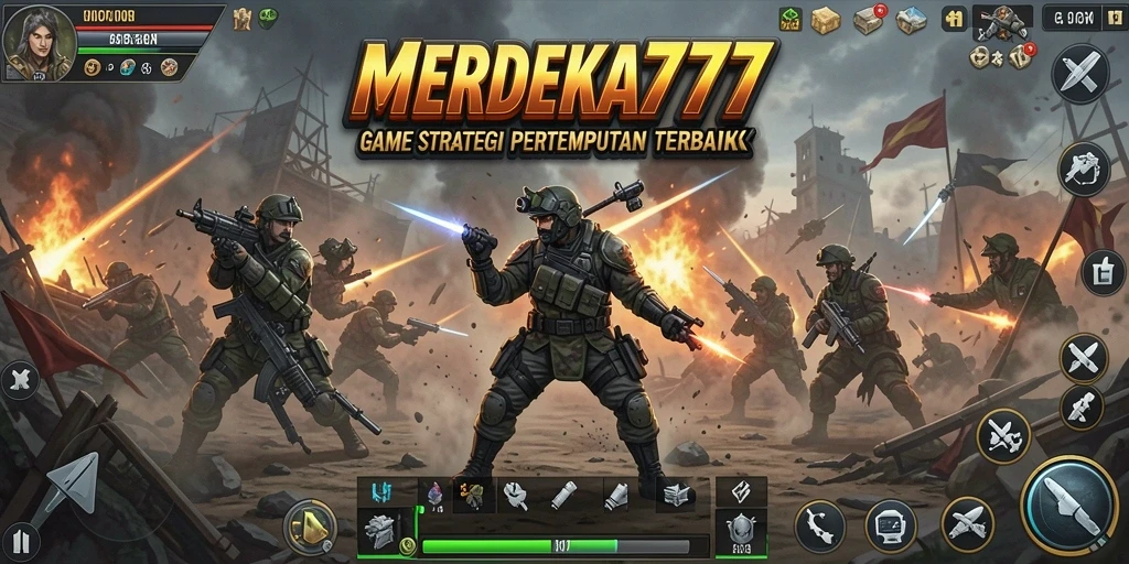 Gameplay strategis dan seru dalam MERDEKA777.
