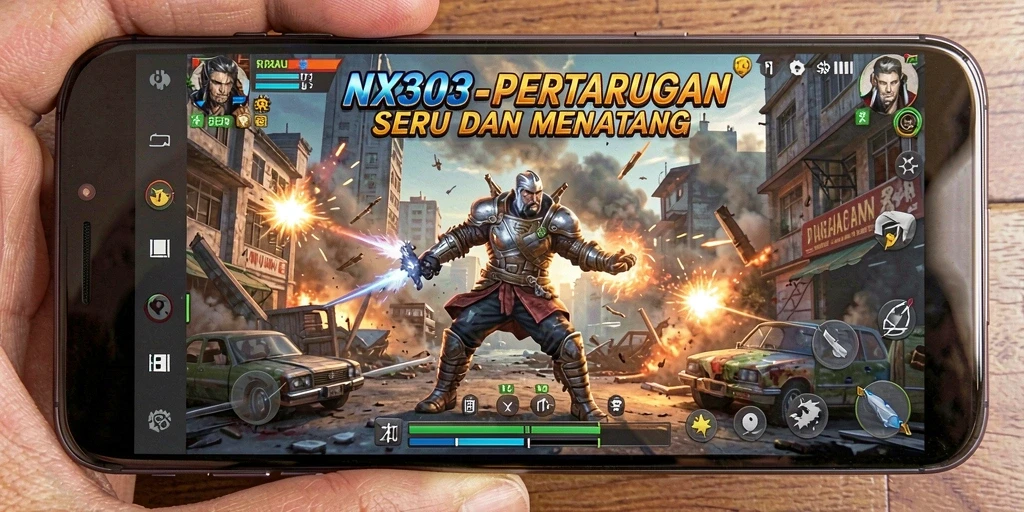 Gameplay NX303 yang seru dalam pertarungan Fighting.