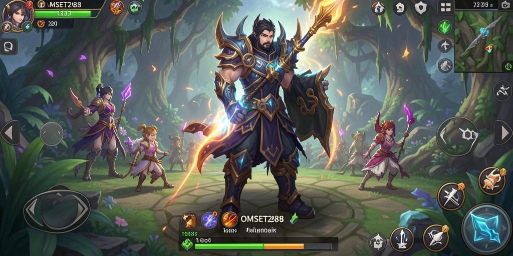 Tampilan gameplay RPG menarik dari OMSET288 dalam aksi petualangan.