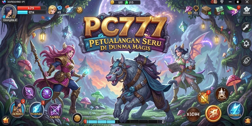 Screenshot dari gameplay PC777 menunjukkan aksi seru di dunia petualangan.