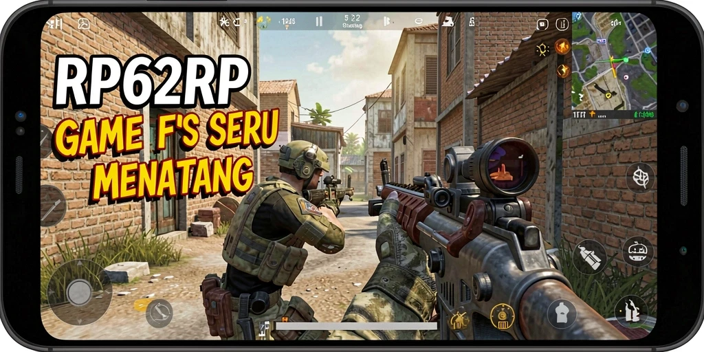 Tangkapan layar gameplay RP62RP yang intens dan menegangkan.