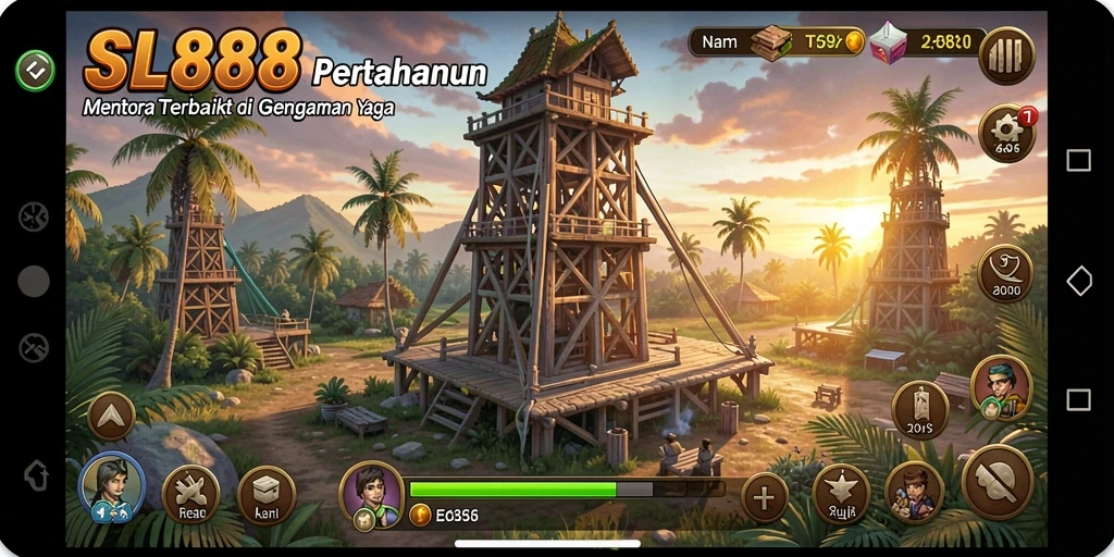 Screenshot gameplay menampilkan aksi seru dalam game Tower Defense.
