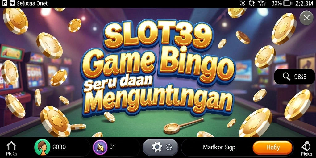 Tangkapan layar dari gameplay seru Bingo di SLOT39.